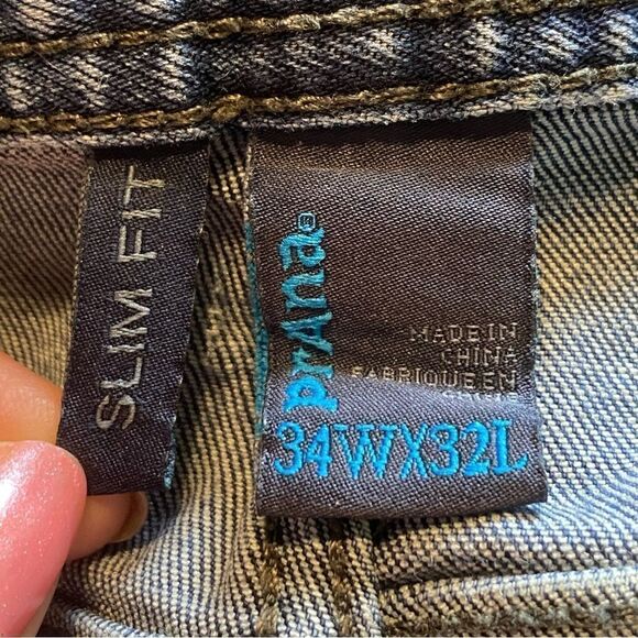 Prana Manchester Denim Jeans Size 34 Slim Fit - Picture 3 of 15